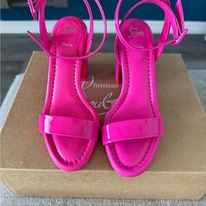 Christian Louboutin Women's Pink Sandals
